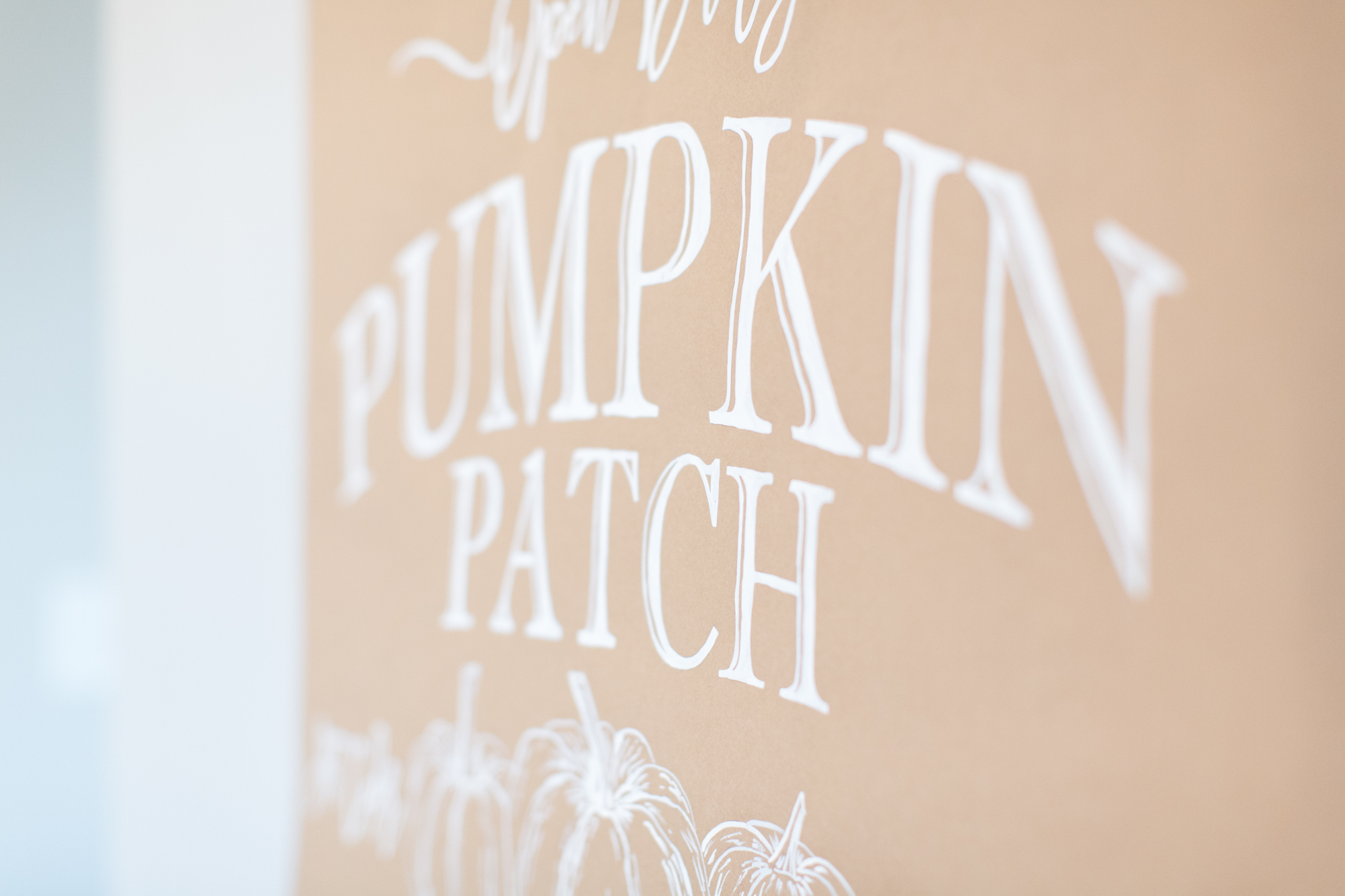 Pumpkin patch sign